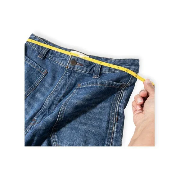 We The Free Dawn to Dusk Ultra High Rise Flare Jeans SZ 28 Patch Pocket Crop - Picture 8 of 16